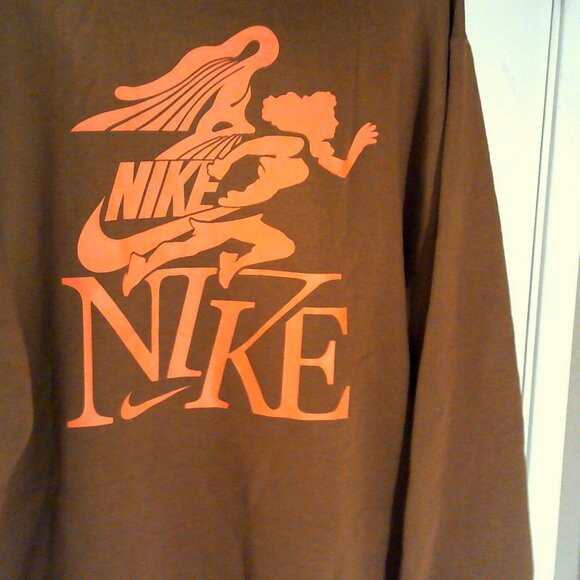 NEW NIKE RUNNING "Greek Godness Hoodie" MEN'S LIGHT BRITISH TAN P/O L FZ0903-281 - Picture 10 of 11